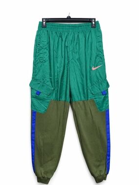 Nike Youth Large Green Hybrid Jogger Pants DQ8741-365 Athletic Windbreaker